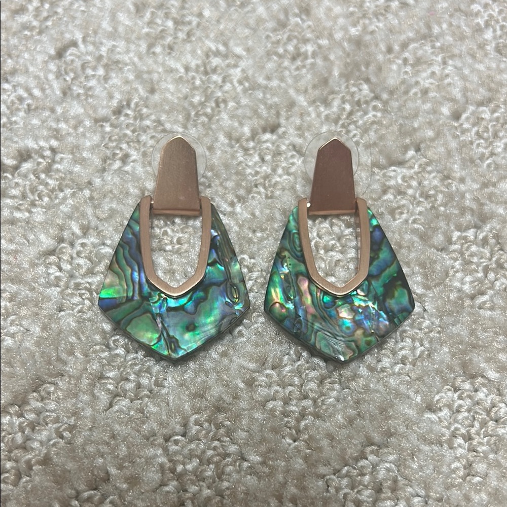 Kendra Scott Iridescent Abalone Earrings